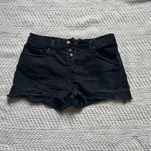 We The Free Black Denim Short